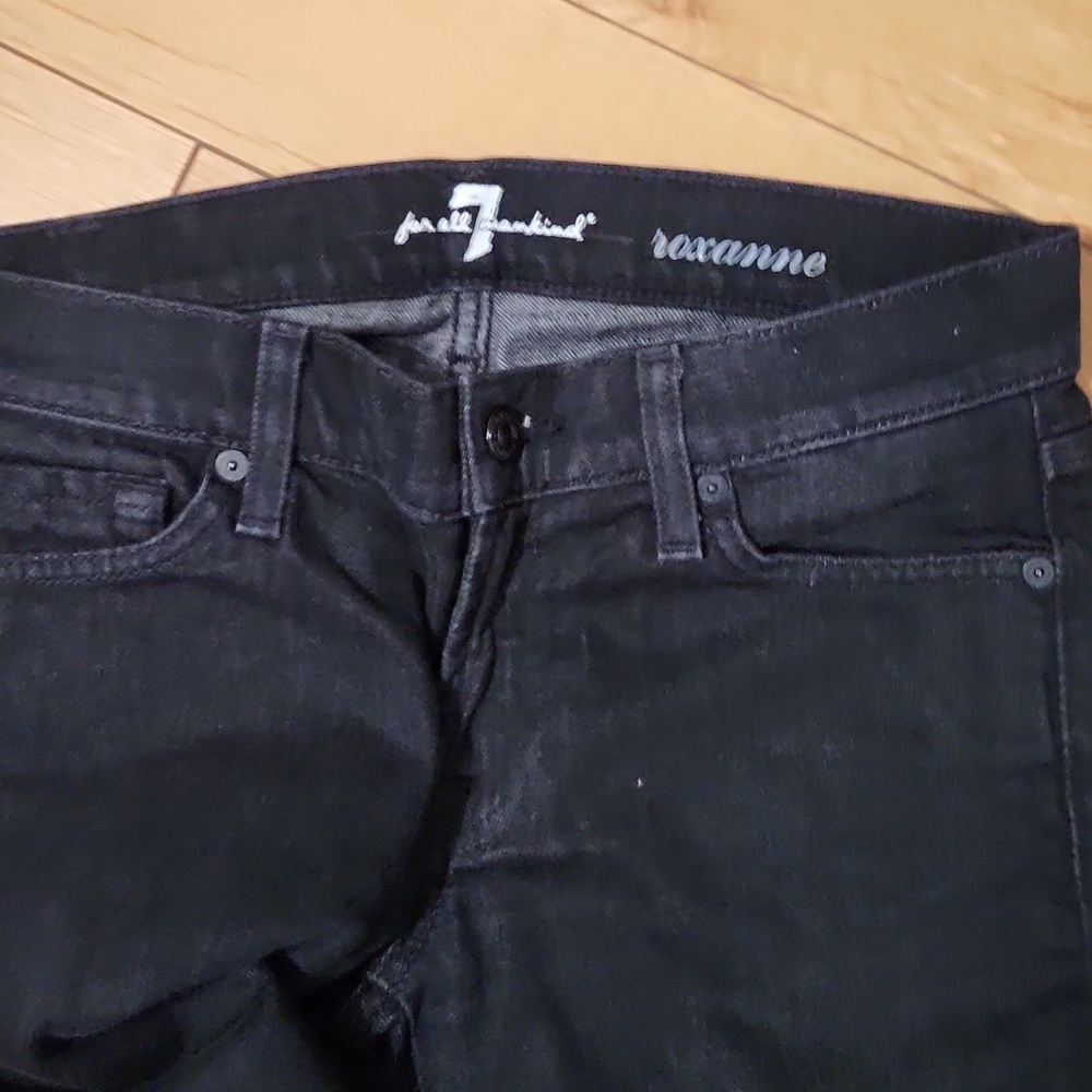 Women's 7 for all man kind Roxanne Skinny Jeans size 26 - Picture 5 of 6